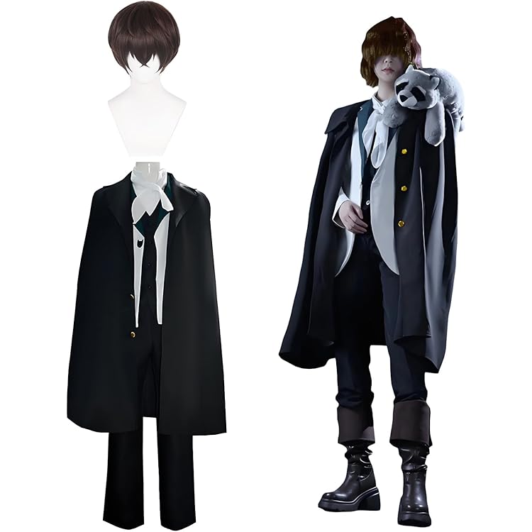 Amazon.co.jp: 文豪ストレイドッグスコスプレウィッグ 芥川 竜之介